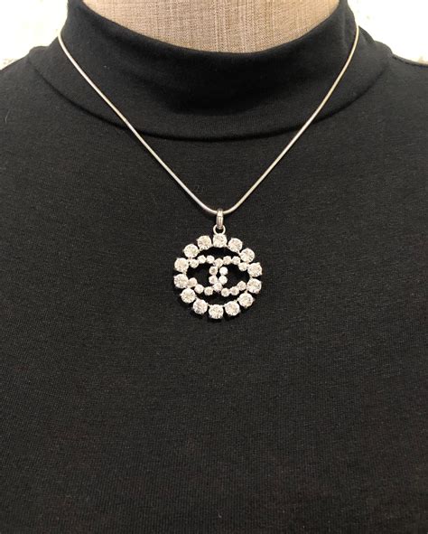 chanel charms necklace|authentic chanel necklaces.